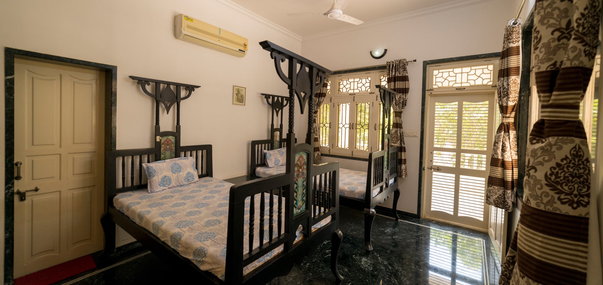 Bedroom with attached Bathroom